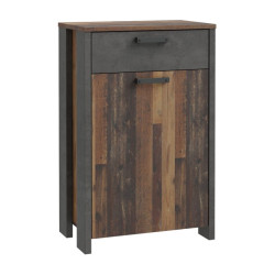 Szafka na buty z szufladą 70 cm CLIF old wood vintage