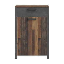 Szafka na buty z szufladą 70 cm CLIF old wood vintage