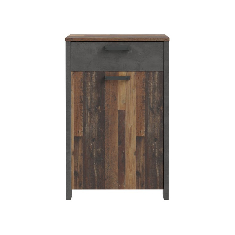 Szafka na buty z szufladą 70 cm CLIF old wood vintage