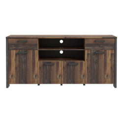 Duża komoda 186 cm CLIF old wood vintage | Meble Forte