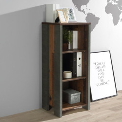 Wąski niski regał CLIF old wood vintage | styl loft - domowanie.pl