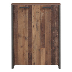 Szafka dwudrzwiowa 90 cm CLIF old wood vintage | styl loft