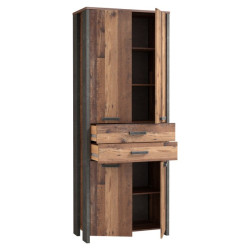 Szafka z szufladami 90 cm CLIF old wood vintage | Meble Forte