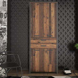 Szafka z szufladami 90 cm CLIF old wood vintage | Meble Forte