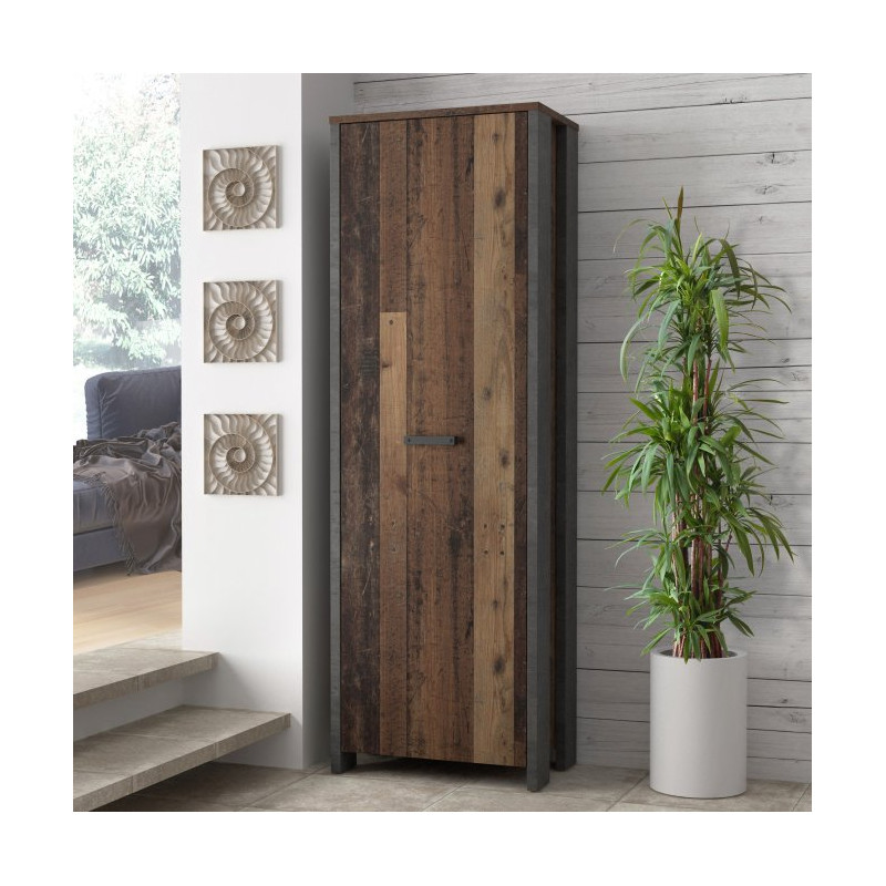 Szafa ubraniowa CLIF old wood vintage - Meble Forte