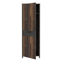 Wąska szafa 70 cm CLIF old wood vintage | Meble Forte