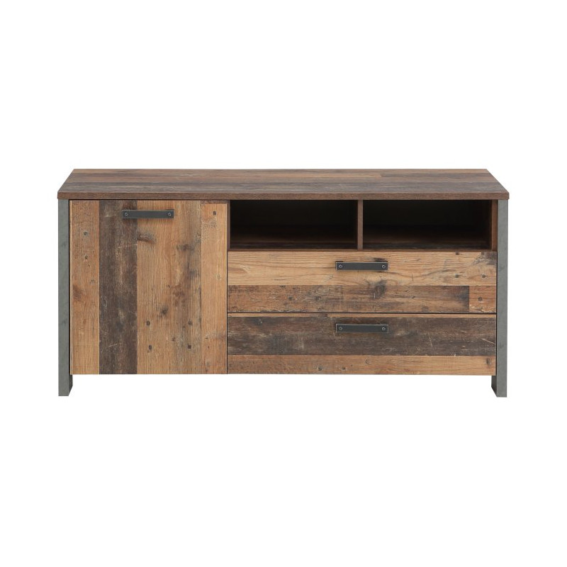 Szafka RTV Clif 140 cm – loftowy styl do salonu