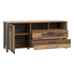 Szafka RTV Clif 140 cm – loftowy styl do salonu