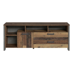 Szafka RTV Clif 160 cm – loftowy styl do salonu