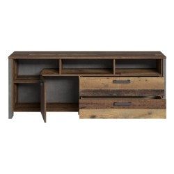 Szafka RTV Clif 160 cm – loftowy styl do salonu