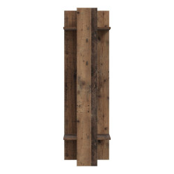 Panel ubraniowy do przedpokoju 60 cm Clif | Old Wood Vintage