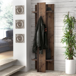 Panel ubraniowy do przedpokoju 60 cm Clif | Old Wood Vintage