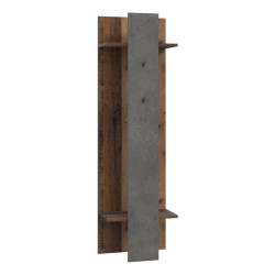 Panel ubraniowy do przedpokoju 60 cm Clif | Old Wood Vintage Beton