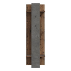 Panel ubraniowy do przedpokoju 60 cm Clif | Old Wood Vintage Beton