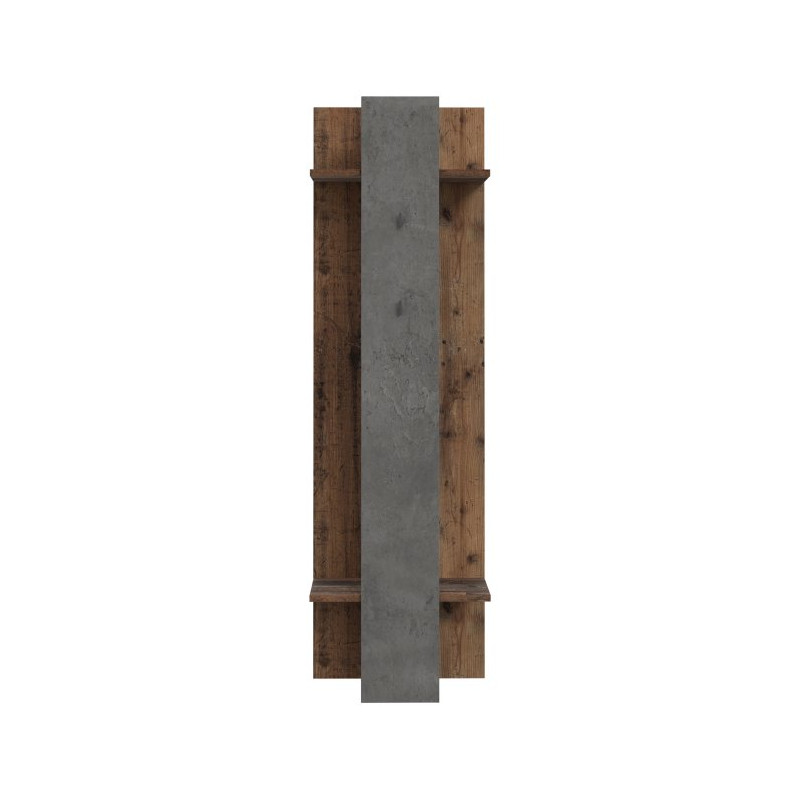 Panel ubraniowy do przedpokoju 60 cm Clif | Old Wood Vintage Beton