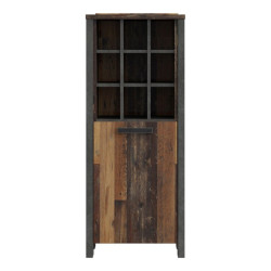 Regał barowy CLIF Meble Forte | old wood vintage beton