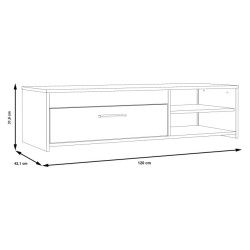 CLIF PCOT11 – szafka loftowa 160 cm w stylu old wood i betonu