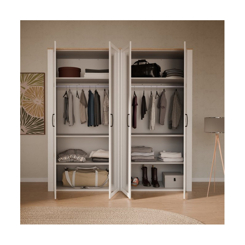 Półki do szafy Chisbury BHLZ105 2 szt. szare | Meble Forte