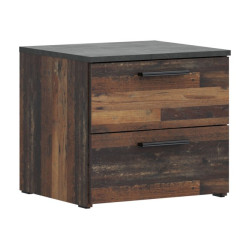 Szafka nocna 45 cm CLIF old wood vintage | styl loft