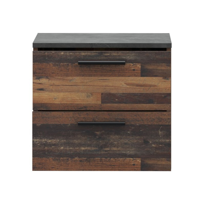 Szafka nocna 45 cm CLIF old wood vintage | styl loft