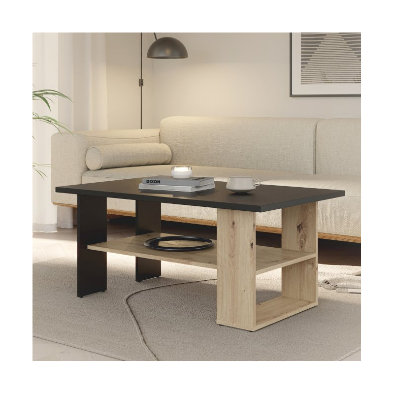 Stolik kawowy CFTT5210 Meble Forte |  dąb artisan czarny