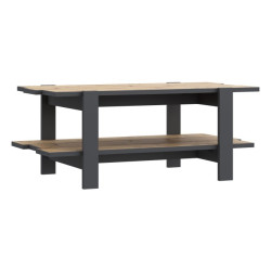 Stolik kawowy z półką CFTT5116  Meble Forte | grafit dąb artisan