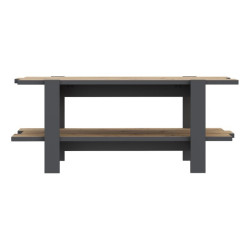 Stolik kawowy z półką CFTT5116  Meble Forte | grafit dąb artisan