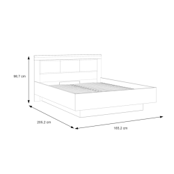 Łóżko z pojemnikiem Dalate 160x200 | Meble Forte