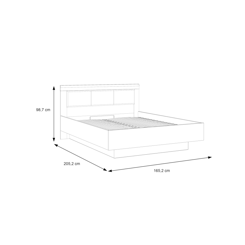 Łóżko z pojemnikiem Dalate 160x200 | Meble Forte