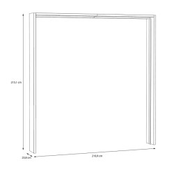 Listwy okalające STDZ01B z oświetleniem Bellevue | dąb szlachetny