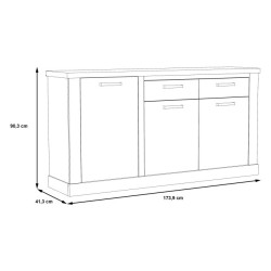 Duro DURK233 – pojemna komoda 140 cm do salonu