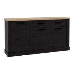 Duro DURK233 dąb cabezone – pojemna komoda 140 cm do salonu