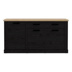 Duro DURK233 dąb cabezone – pojemna komoda 140 cm do salonu