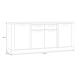 Duro DURK241 – duża komoda 220 cm do salonu