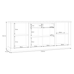 Duro DURK241 – duża komoda 220 cm do salonu