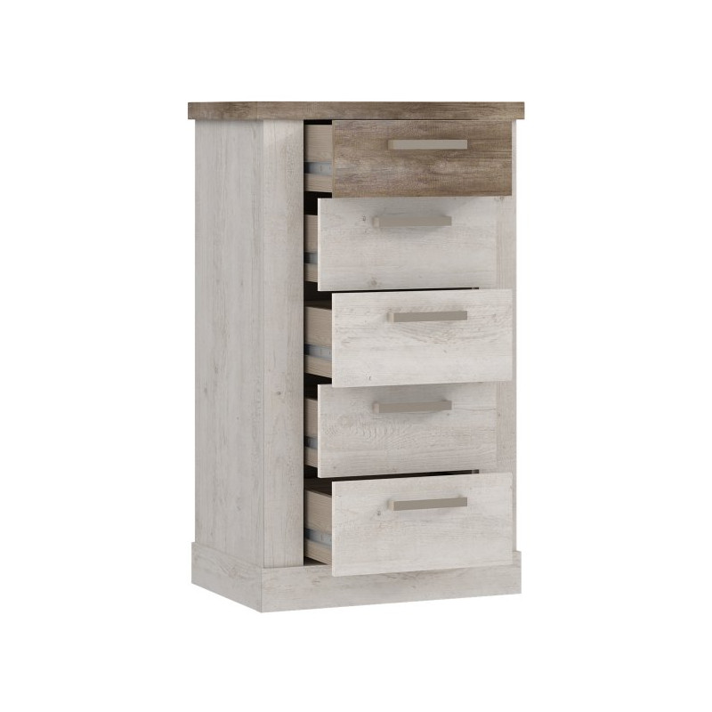 Wąska komoda z szufladami Duro 62 cm | Meble Forte