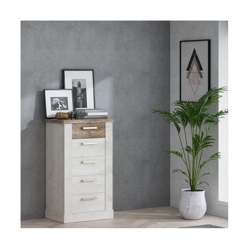 Wąska komoda z szufladami Duro 62 cm | Meble Forte