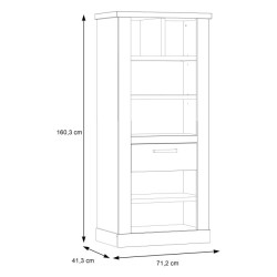 Duro DURR511 – niski regał z szufladą do salonu