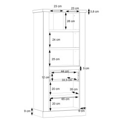 Duro DURR511 – niski regał z szufladą do salonu