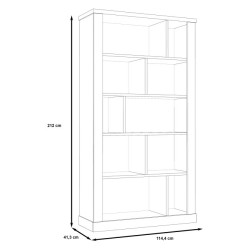 Duro DURR621 – asymetryczny regał do nowoczesnych wnętrz