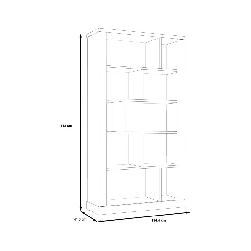 Duro DURR621 – asymetryczny regał do nowoczesnych wnętrz