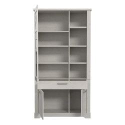 Witryna ROCKHAMPTON 110 cm Pinia Biała – elegancja do salonu