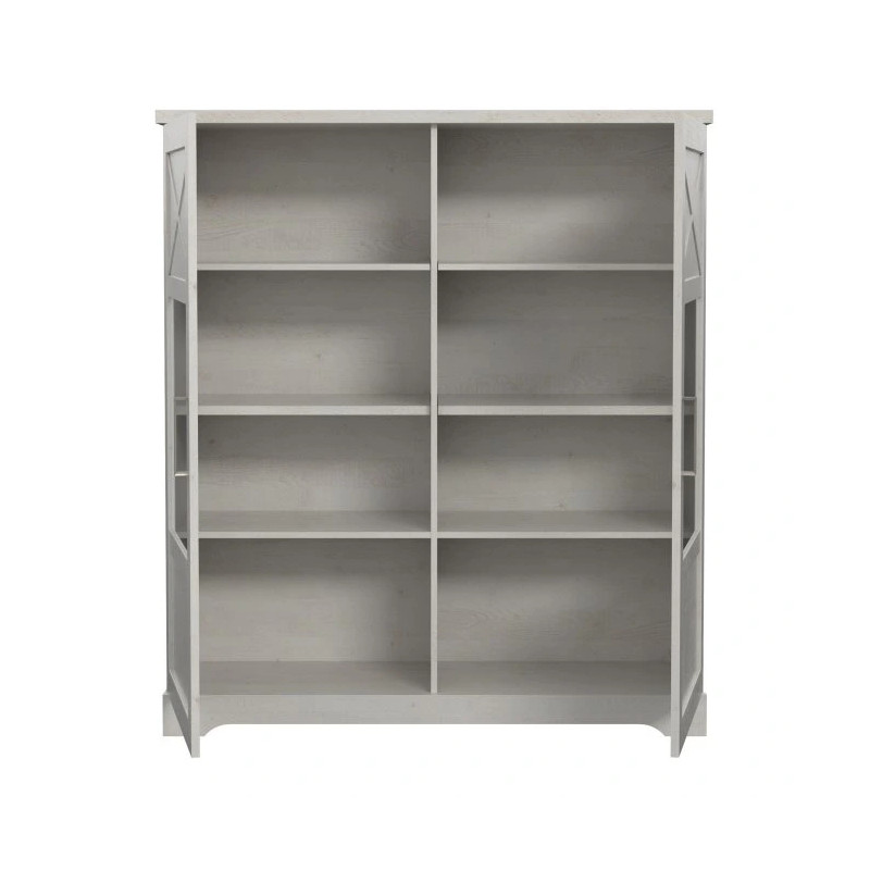 Witryna 130cm Rockhampton RHPV521-D43 Pinia Biała Meble Forte