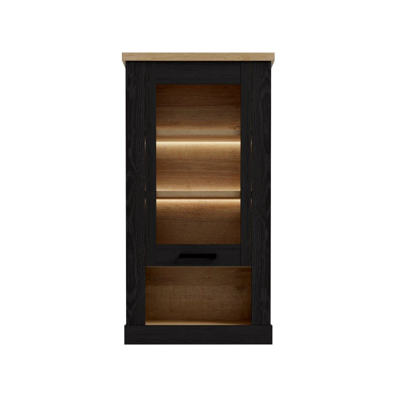 Duro DURH111 – wisząca witryna 70 cm dąb riviera/dąb cabezone