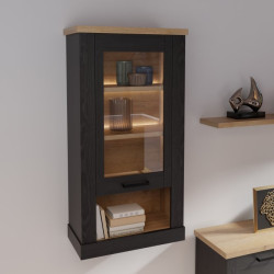 Duro DURH111 – wisząca witryna 70 cm dąb riviera/dąb cabezone