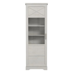 Witryna wąska Rockhampton RHPV711L-D43 Pinia Biała Meble Forte