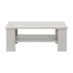 Stolik kawowy z półką Rockhampton ERXT501-D43 Pinia Biała Meble Forte