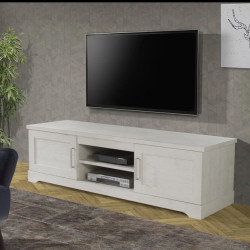 Szafka RTV Rockhampton RHPT131-D43 Pinia Biała Meble Forte