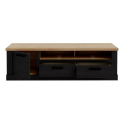 Szafka RTV 180 cm Duro DURT231L – dąb riviera/dąb cabezone