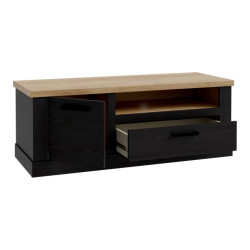 Szafka RTV 140 cm Duro DURT221L – dąb riviera/dąb cabezone